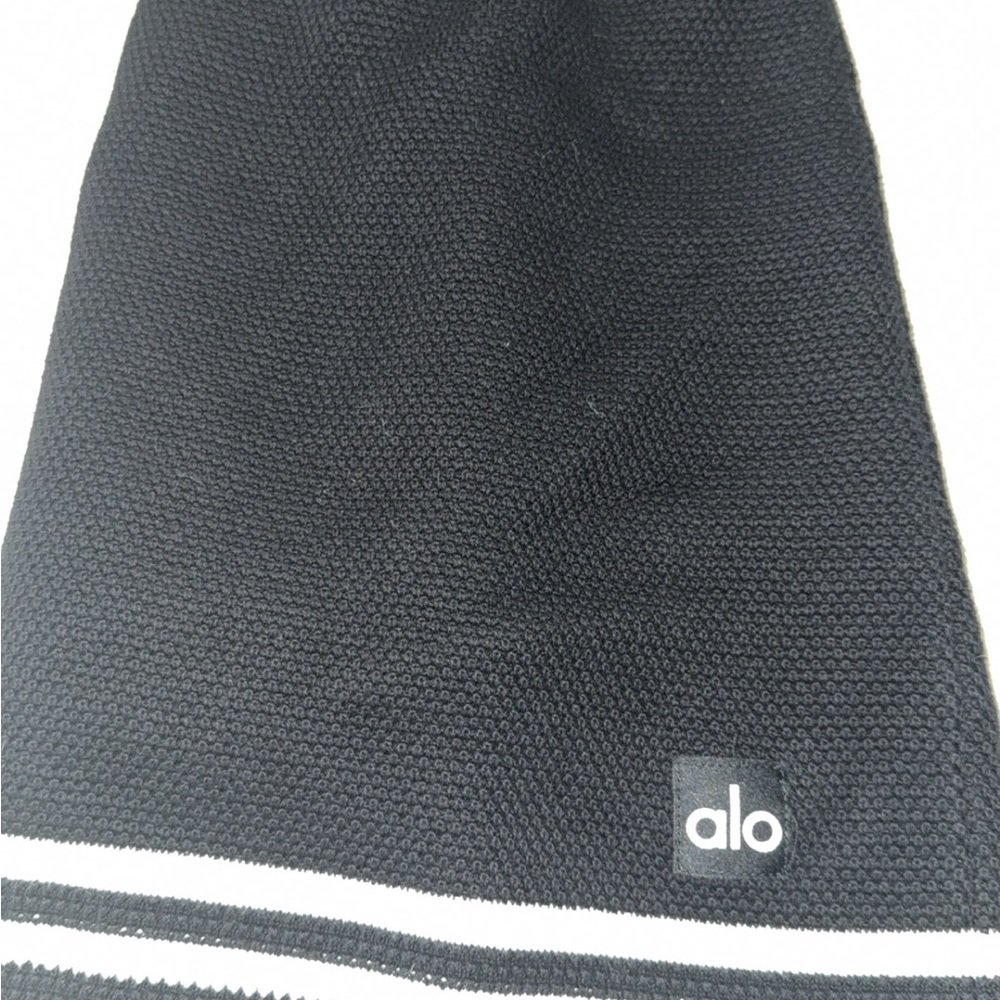 Alo Black Knit Tennis Skort